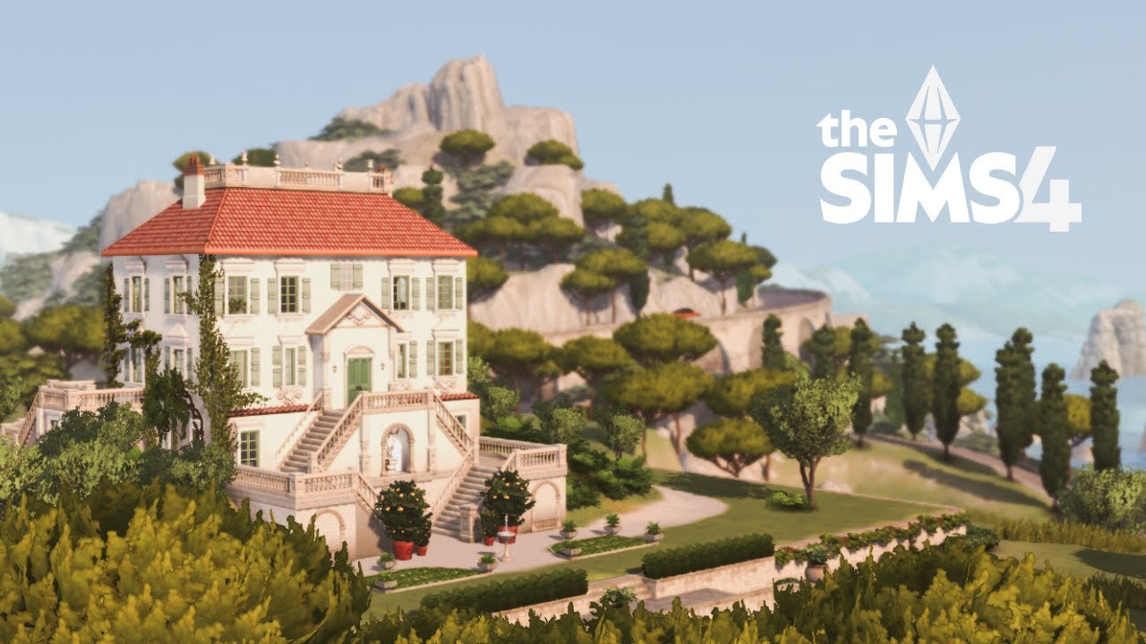 La Villa Rose | Residential | The Sims 4 | Speed Build | NO CC |