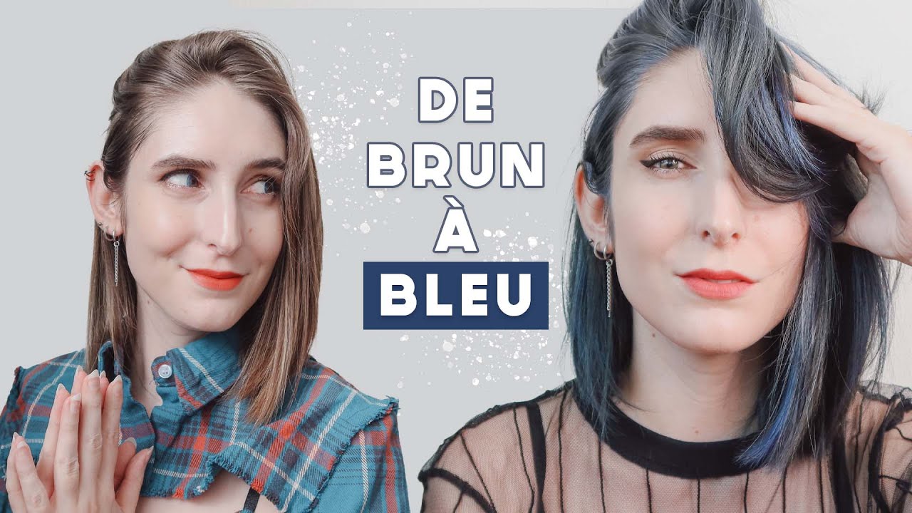 💙 Comment colorer ses cheveux en bleu SANS décoloration ?