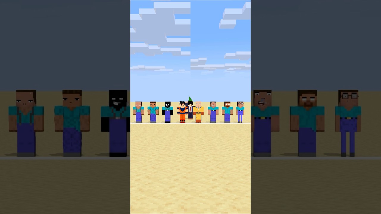 HELP Herobrine To Power Up And Win The Who Can Become Fastest #friendship #shorts #trending #anime
