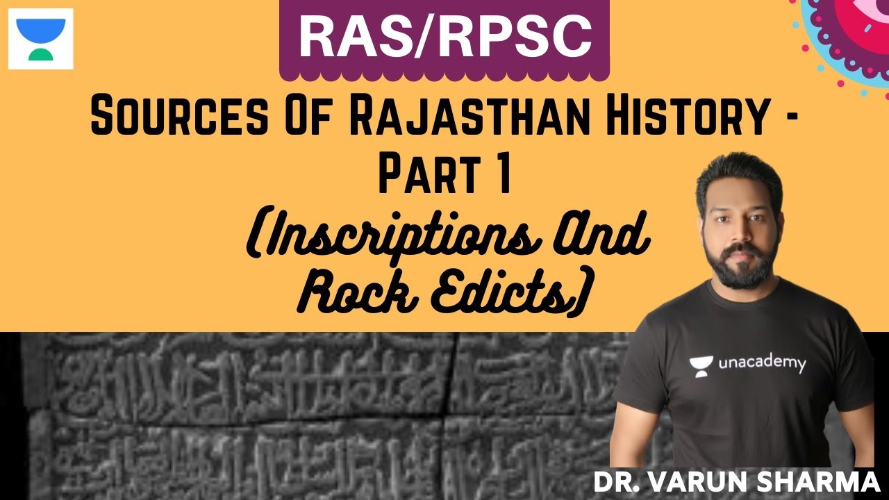 Sources Of Rajasthan History - Part 1 | Complete History For RAS | RAS/RPSC 2020/2021 | Varun Sharma