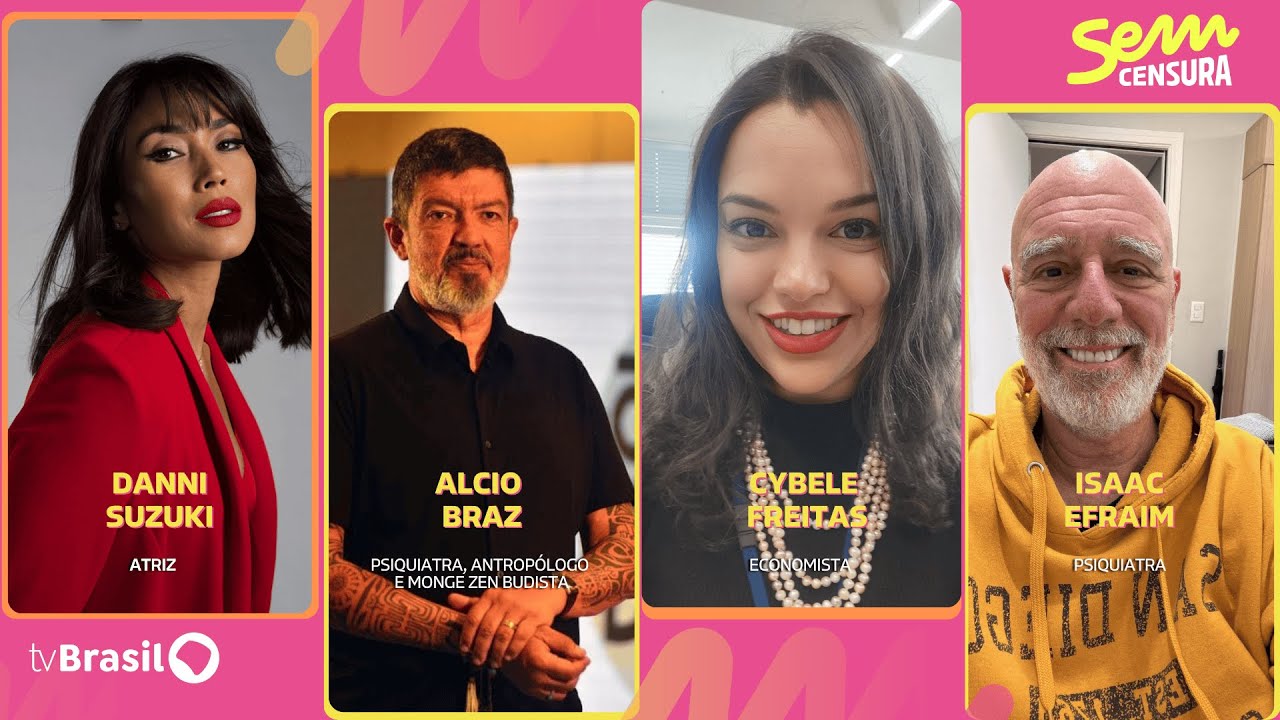 🔴 SEM CENSURA RECEBE DANNI SUZUKI, ALCIO BRAZ, ISAAC EFRAIM E CYBELE FREITAS