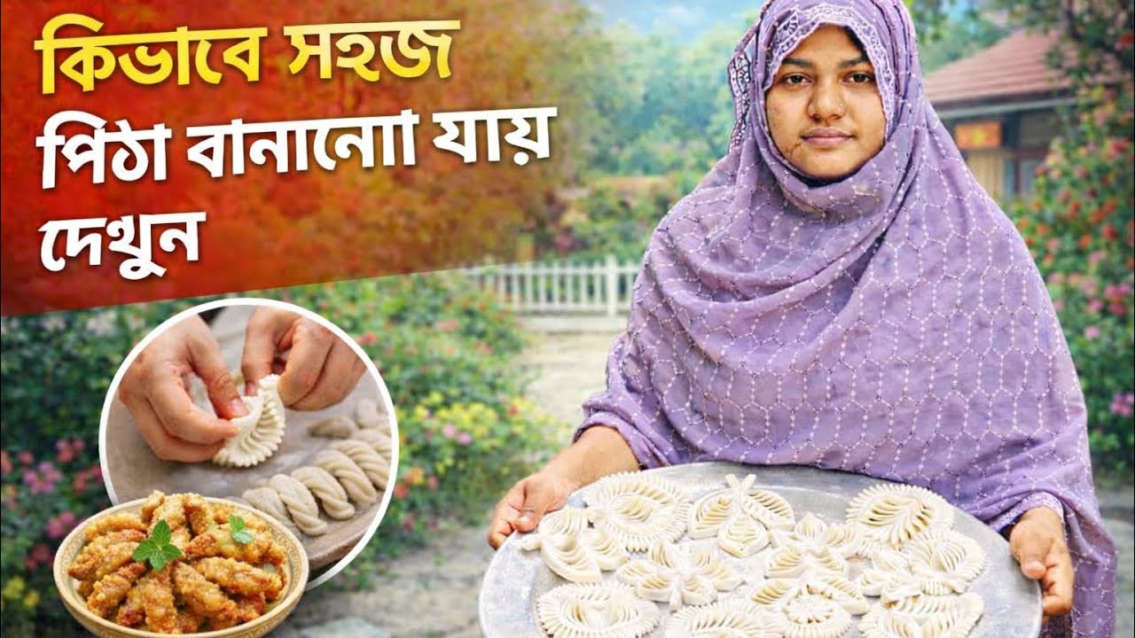 সহজে নকশী পিঠা কিভাবে তৈরি করবেন দেখুন