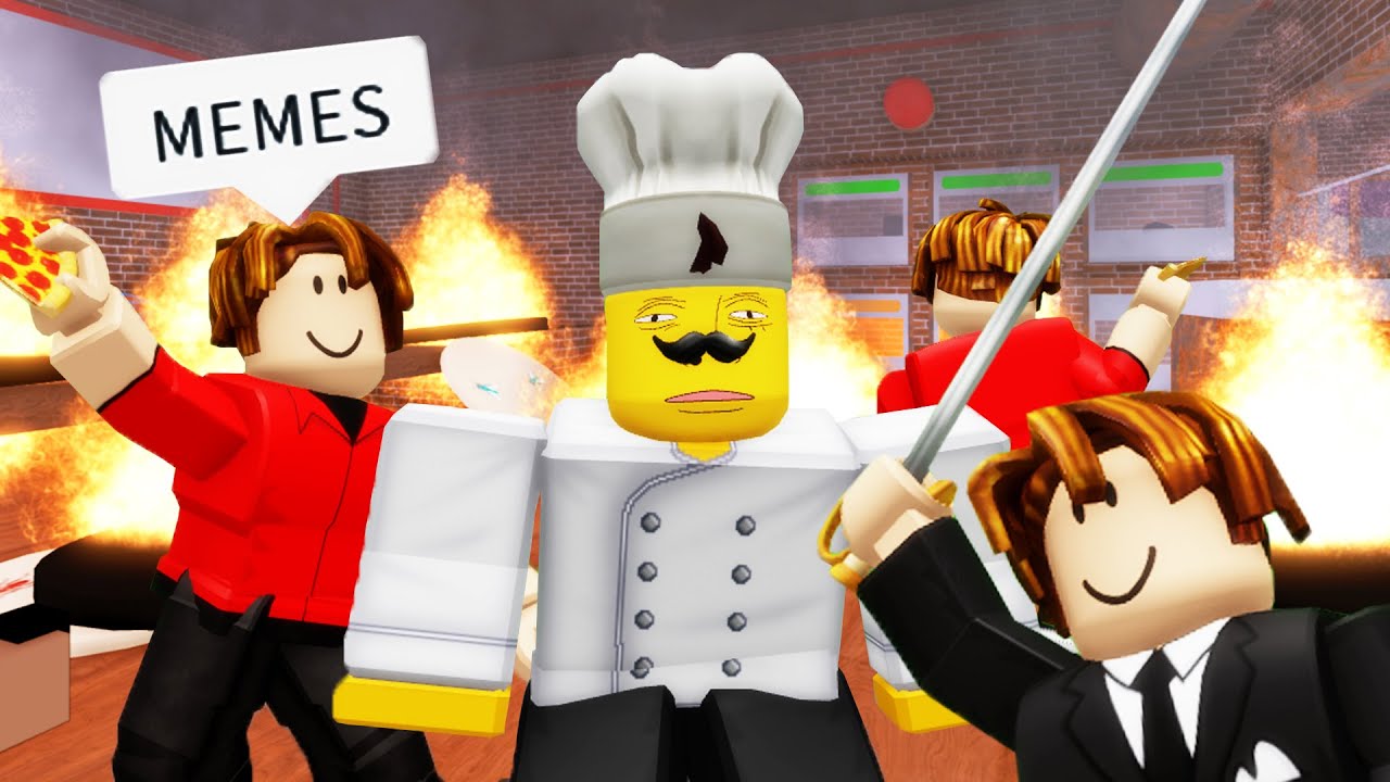 ROBLOX Work at a Pizza Place Funny Moments (MEMES) 🍕