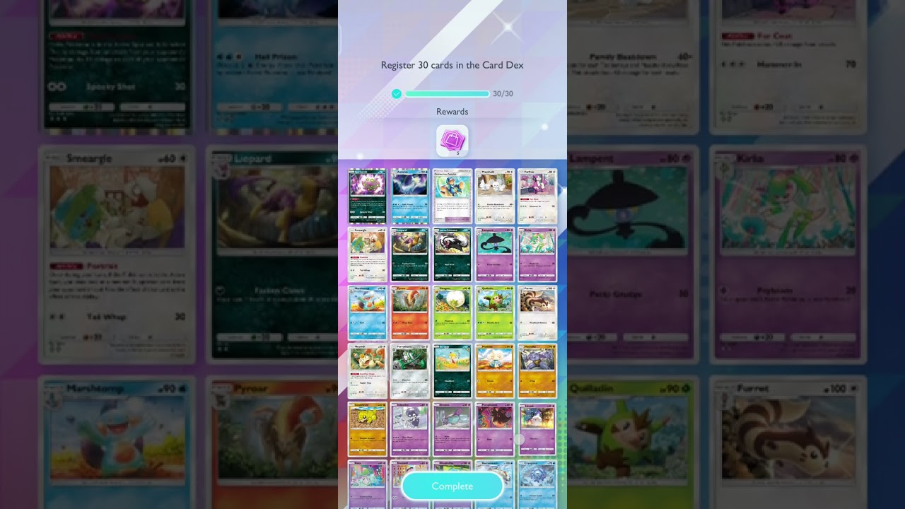 Third day pulling Fantastical Parade booster @ Pokémon TCG Pocket | Android