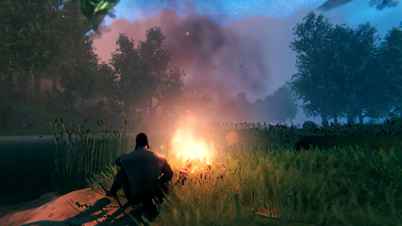 The Rivers of Valheim - Relaxing Ambience & Music - Study, Sleep, Vibe