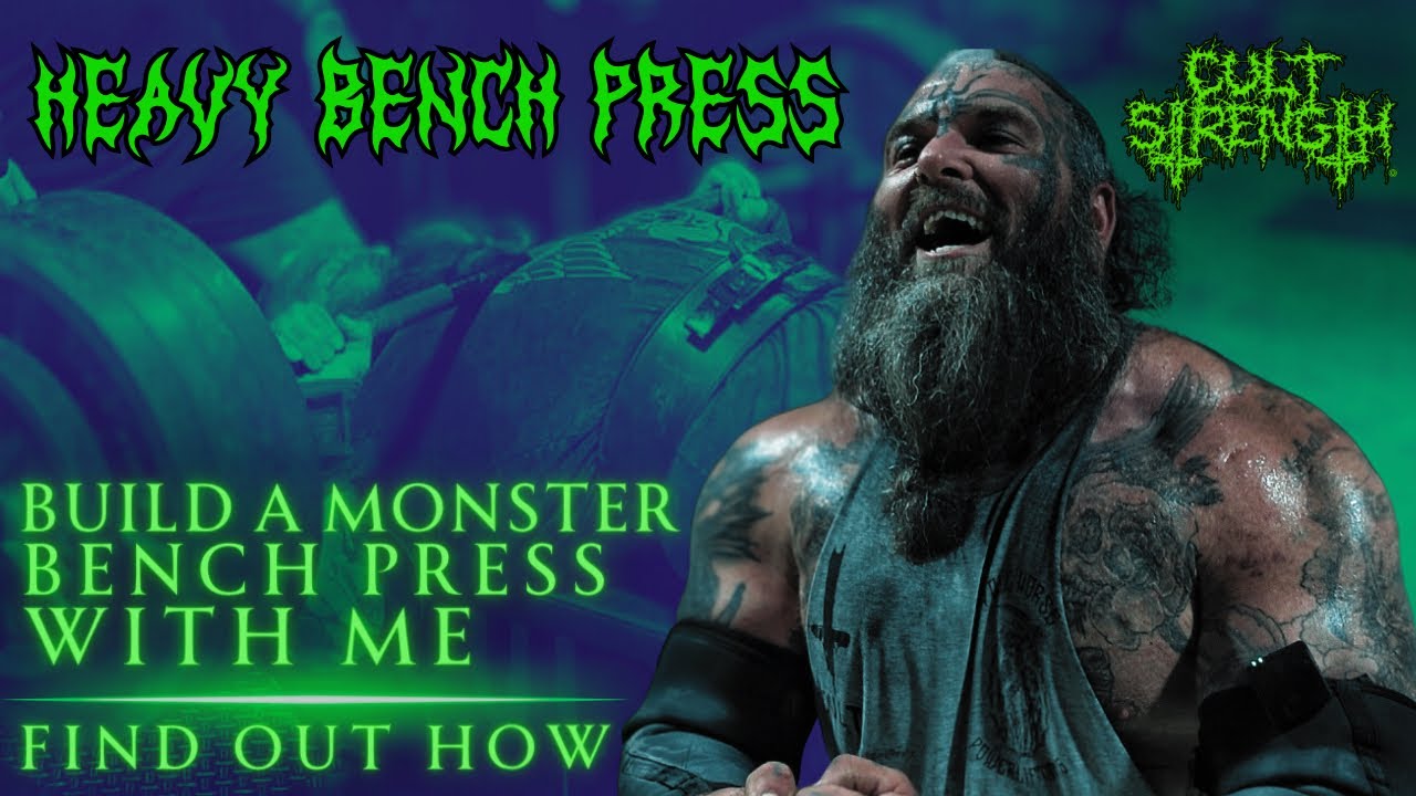 HEAVY BENCH PRESS - BUILD A MONSTER BENCH PRESS WITH ME (Watch to find out how)