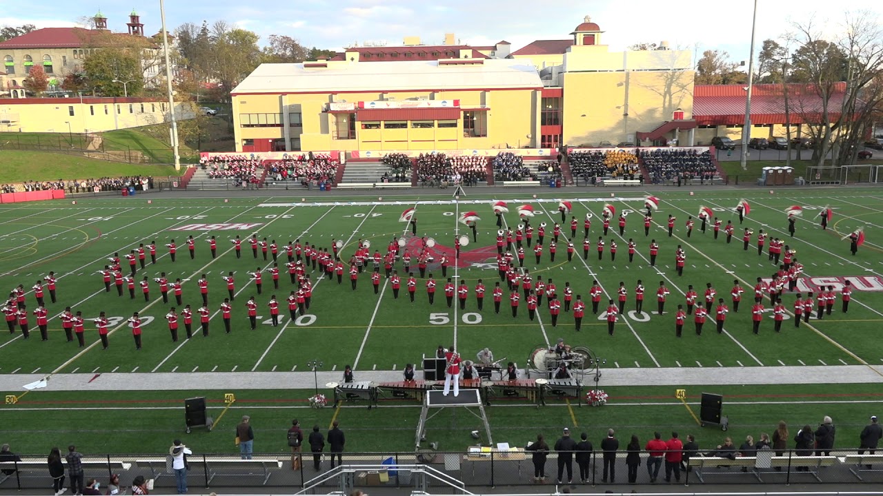 Bergenfield High School Marching Band at 2019 North Jersey Band Festival