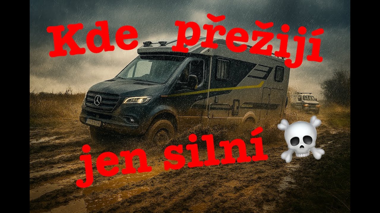 Terénní obytná auta (expediční) – VejnyWood, polygon Milovice 2025