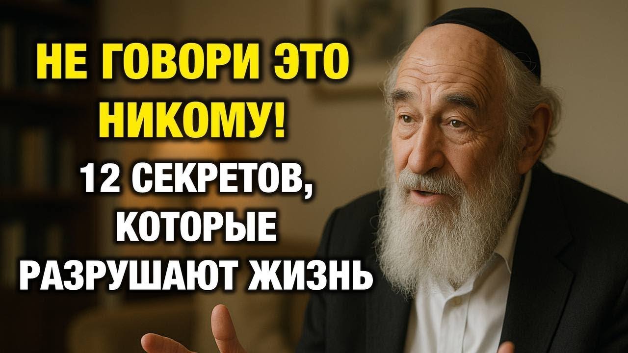 12 Secrets You Should Never Tell Anyone | Jewish Wisdom Proven by Life