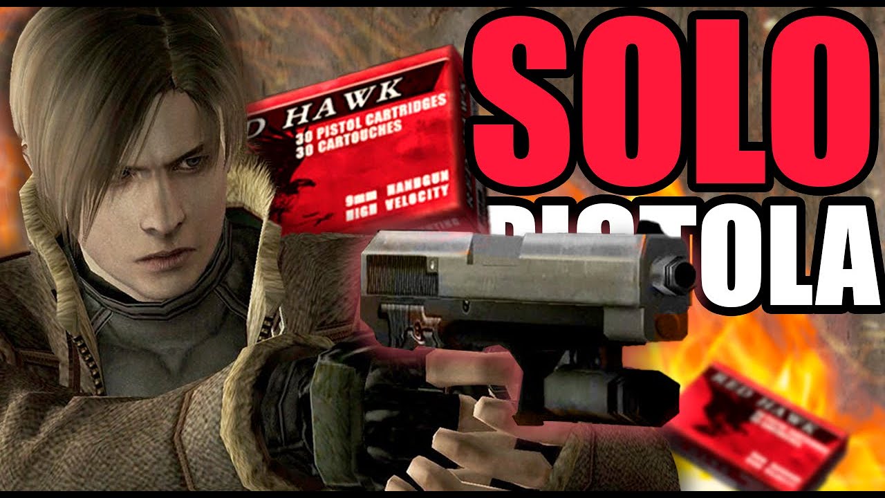 RESIDENT EVIL 4 PERO SOLO CON PISTOLA - Gameplay Completo