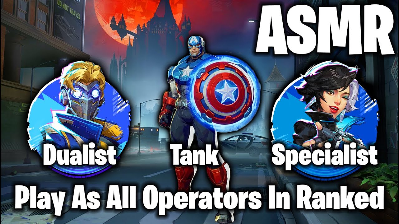 [ASMR]😴 Marvel Rivals: Как проверить себя в рейтинге?! 💤Звуки контроллера💤