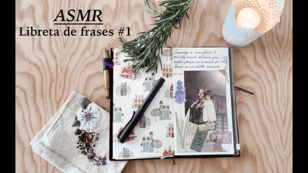 ASMR  - DECORANDO Y ESCRIBIENDO #1