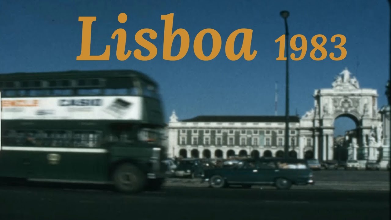 Lisboa, Praça do Comércio & Aeroporto de Lisboa 1983