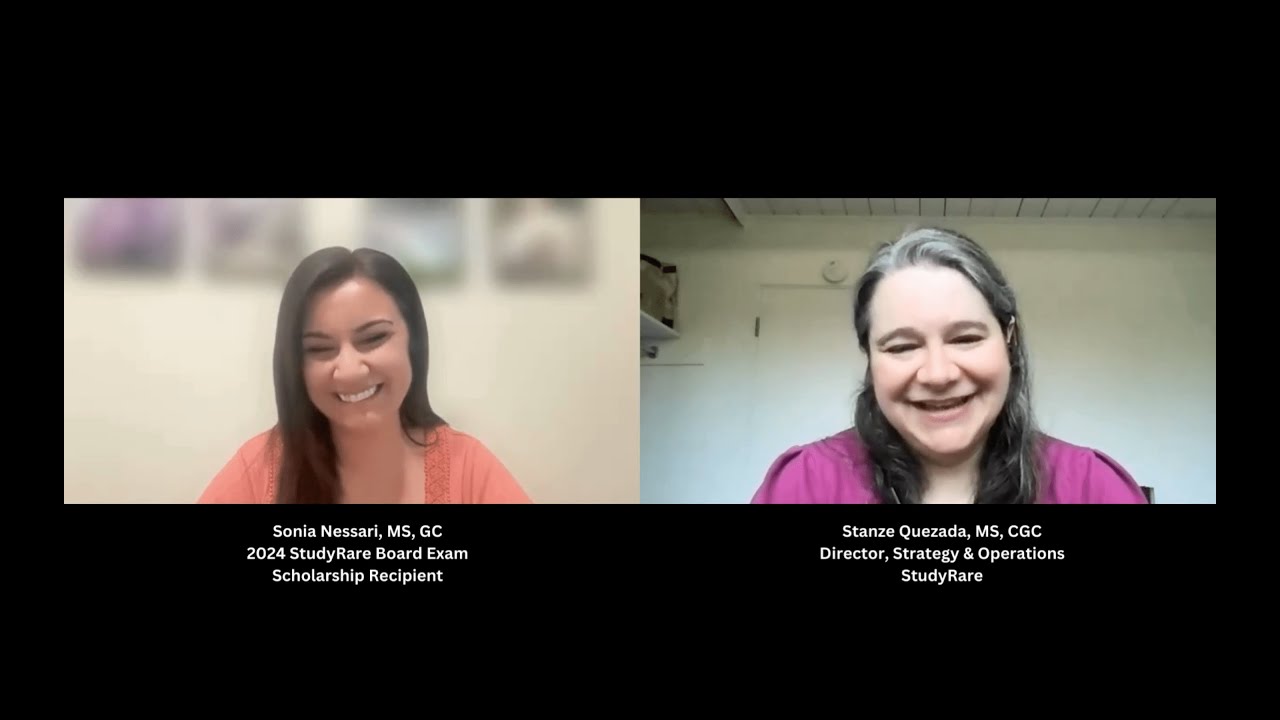 An Interview with Sonia Nessari, MS, GC (StudyRare Board Exam Scholarship Recipient)