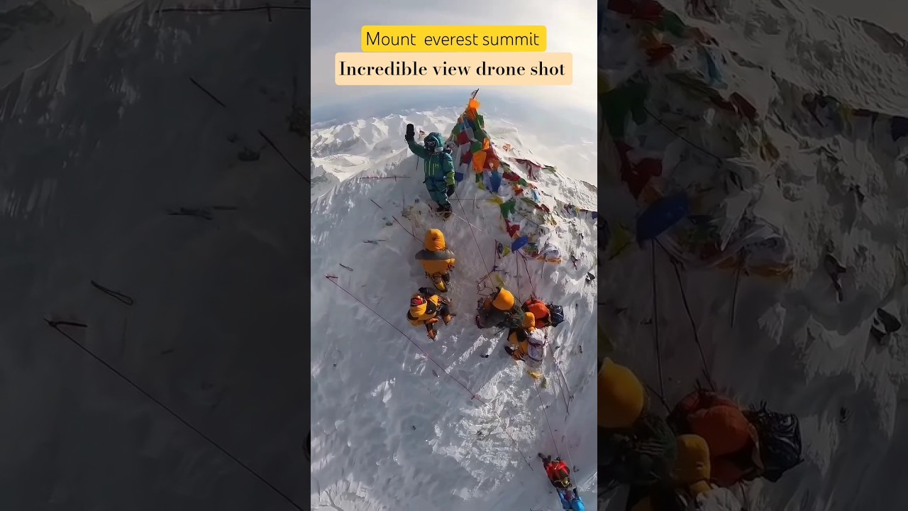 mount everest 2026 summit incredible view #mountains #mounteverest #sherpa #trending #shorts