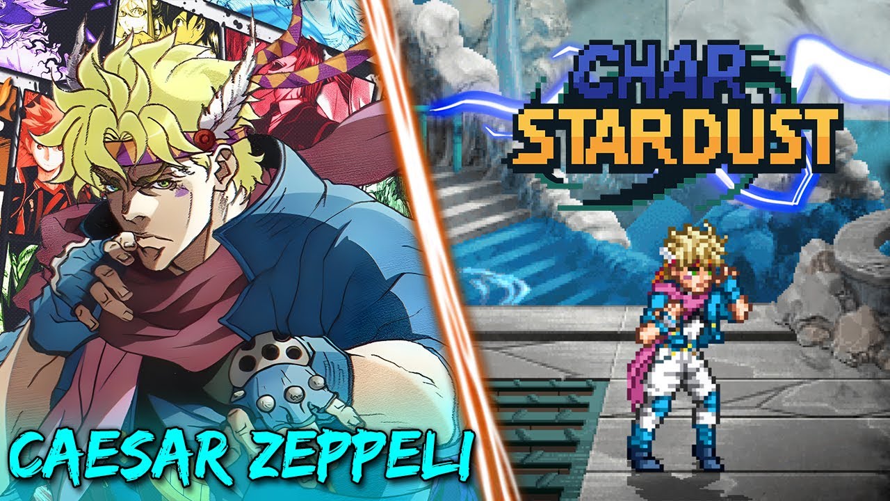 Mugen char Caesar Zeppeli | Char Stardust by PintAX724
