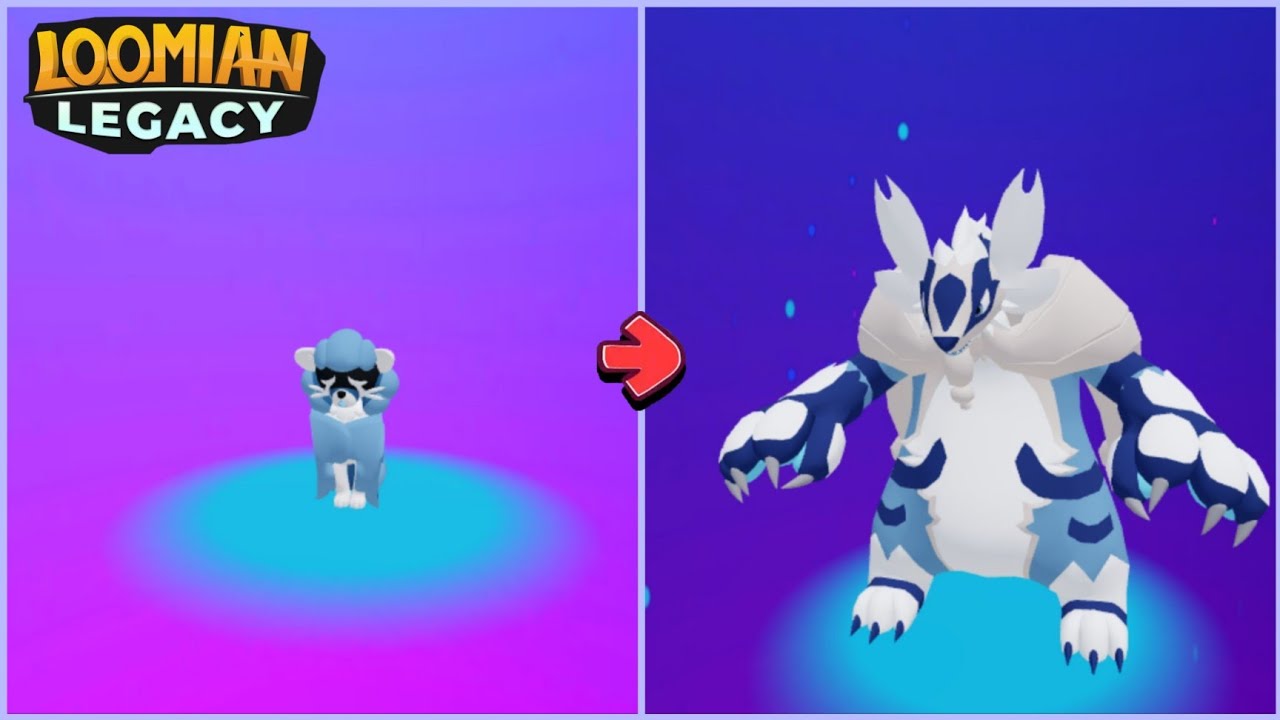 How to get Cryocub and Barbadger in Loomian Legacy | Step by Step and Evolution Tutorial.