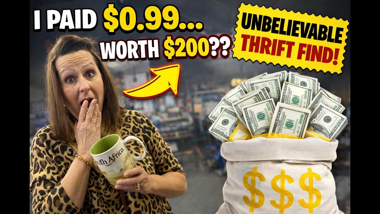 99 cents to OVER $200!! The Thrift Store Find That Shocked ME!