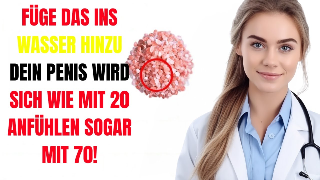 Nach dem 50. Lebensjahr kein Wasser pur – ergänze dieses Mineral für besseren Blutfluss!