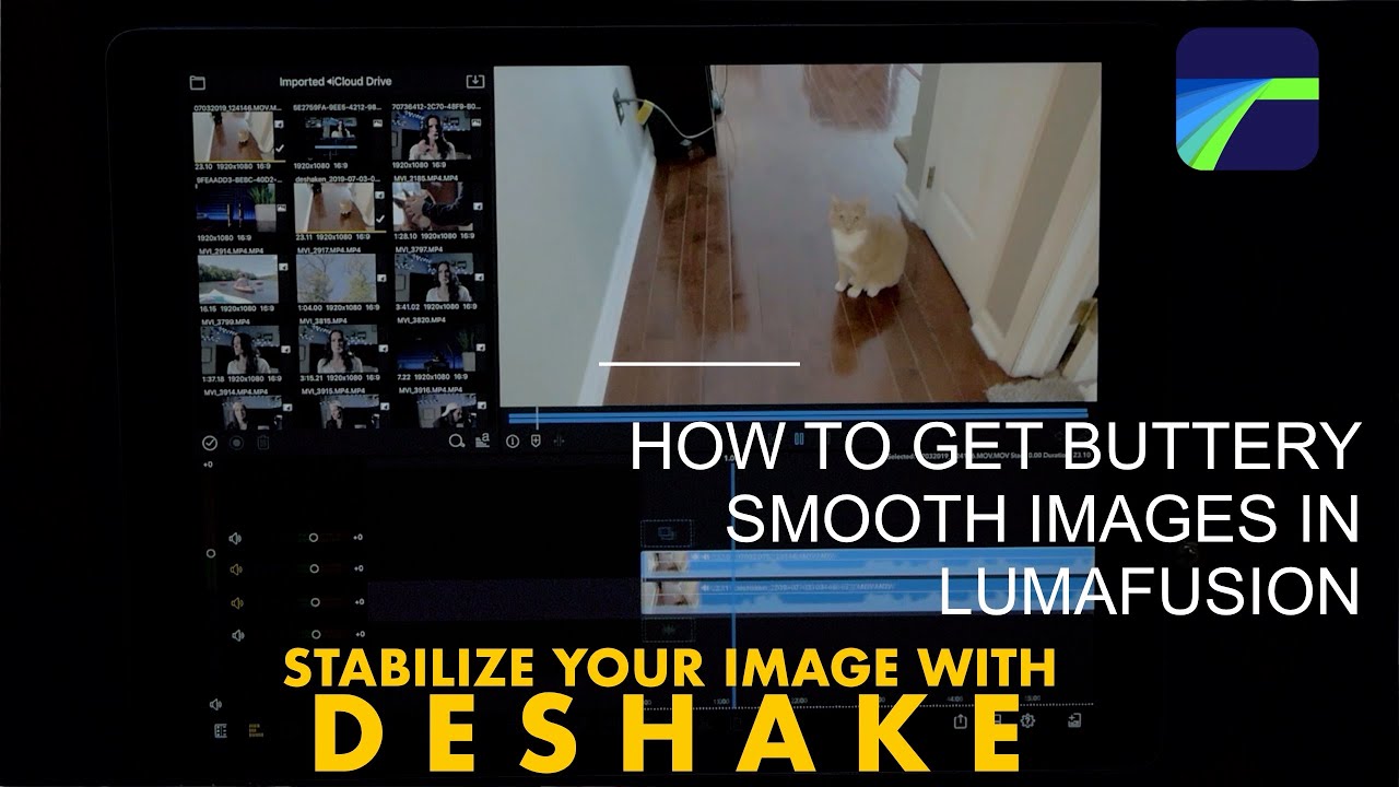 How To Stabilize Your Video With Deshake Then Import It Into Lumafusion