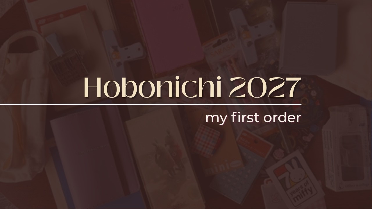 Распаковка Hobonichi 2027 &mdash; первая пошла!