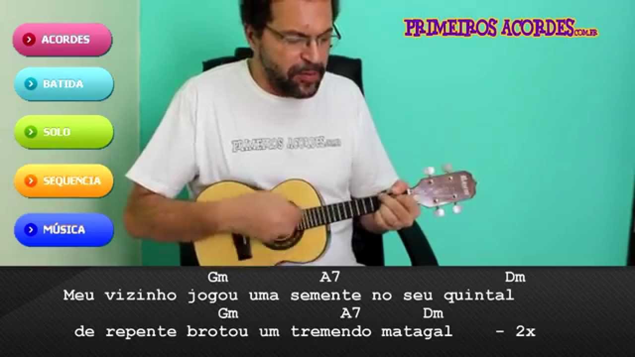 A semente - Bezerra da Silva (tocando a aula de cavaquinho)