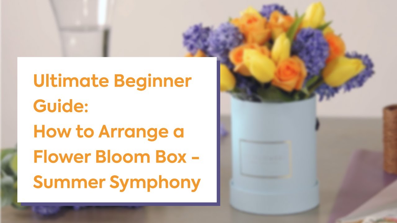 Ultimate Beginner Guide: How to Arrange a Flower Bloom Box - Summer Symphony