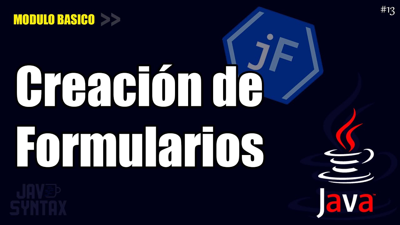 CREACIÓN DE FORMULARIOS 🗒️ CON NETBEANS │JFrame Form - JAVA 💻 │MÓDULO BÁSICO 📚