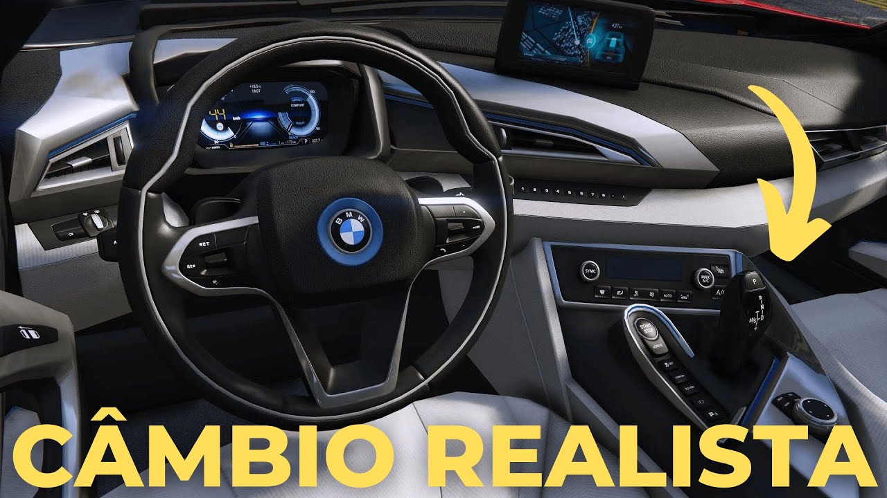 MOD DE C&Acirc;MBIO REALISTA PARA GTA 5! TROCA DE MARCHA COM ANIMA&Ccedil;&Atilde;O! Gear Shifting Animation