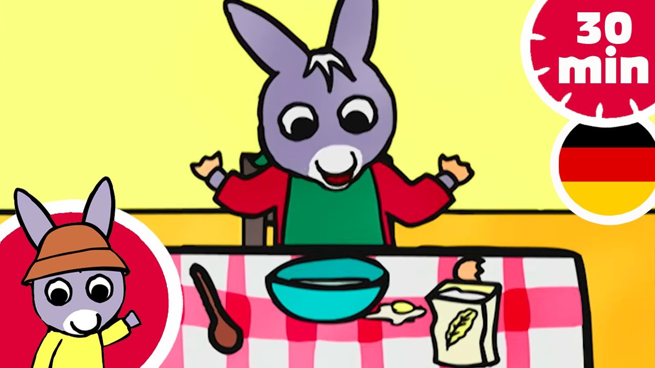 🎂 Trotro backt einen Kuchen 🍰🥄 -  Kartoon für Baby