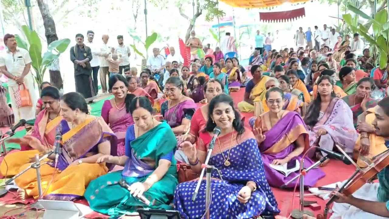Vedamule nee nivasamata by  Smt Pratima Sashidhar and team at Ahobilam 