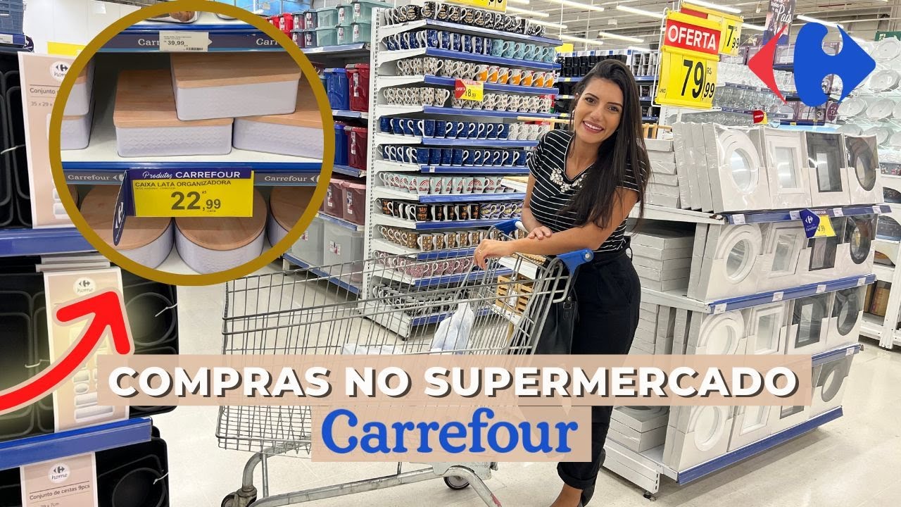 Compras supermercado Carrefour 🛒 | Compra de Organizadores para casa por 5,98! 😱 MUITAS PROMOÇÕES!