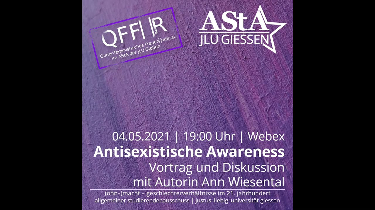 Vortrag Antisexistische Awareness