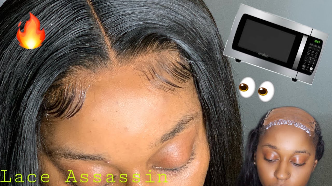 MELTED Closure install Tips & Tricks + MICROWAVING YOUR LACE ? |Lace Assassin
