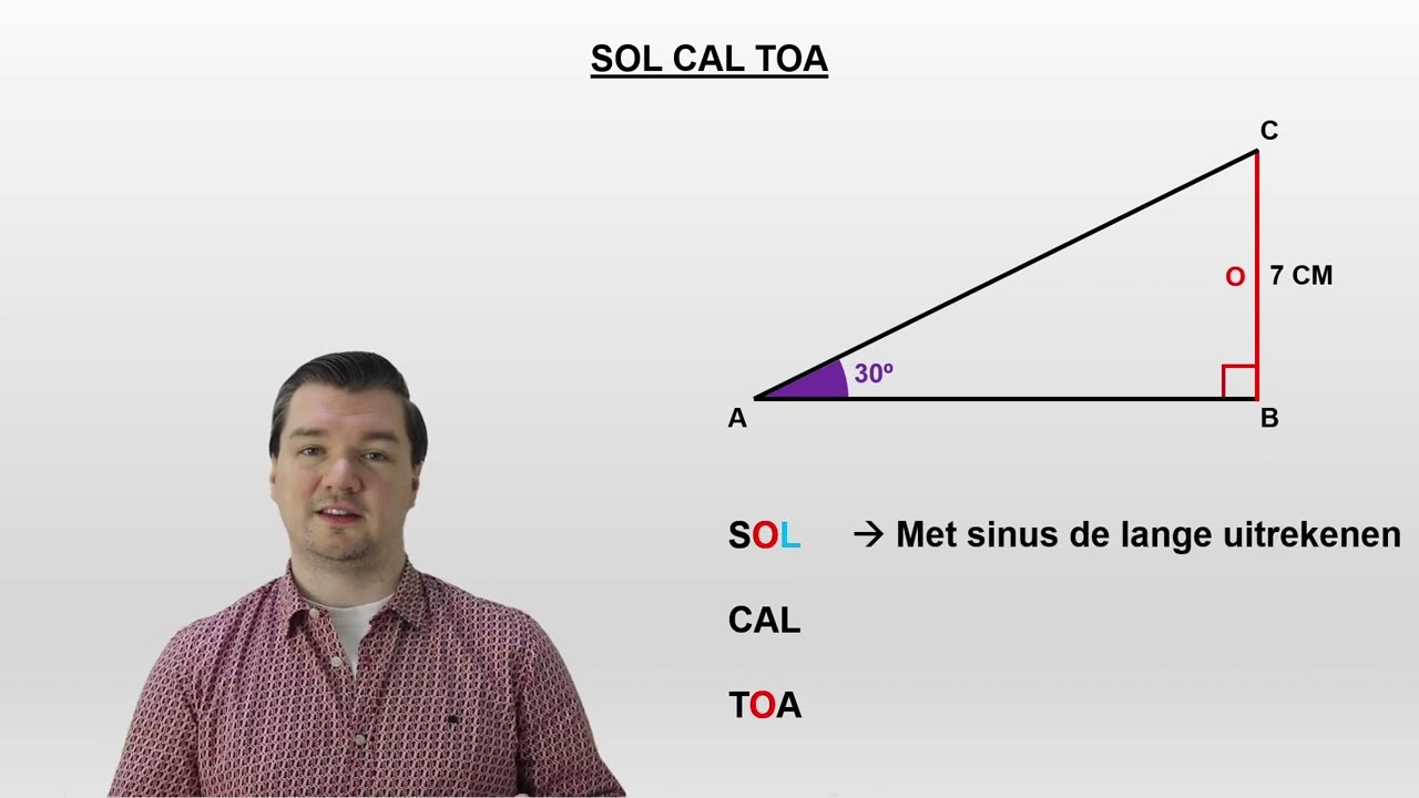 SOL CAL TOA: De keuze voor Sinus, Cosinus of Tangens