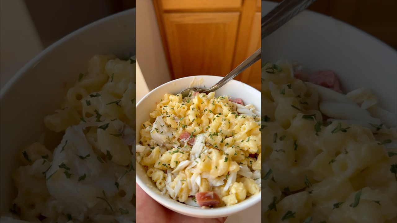 Макароны с сыром и крабом каджун. Лови и готовь! #видеорыбалки #ловляиготовь #морепродукты