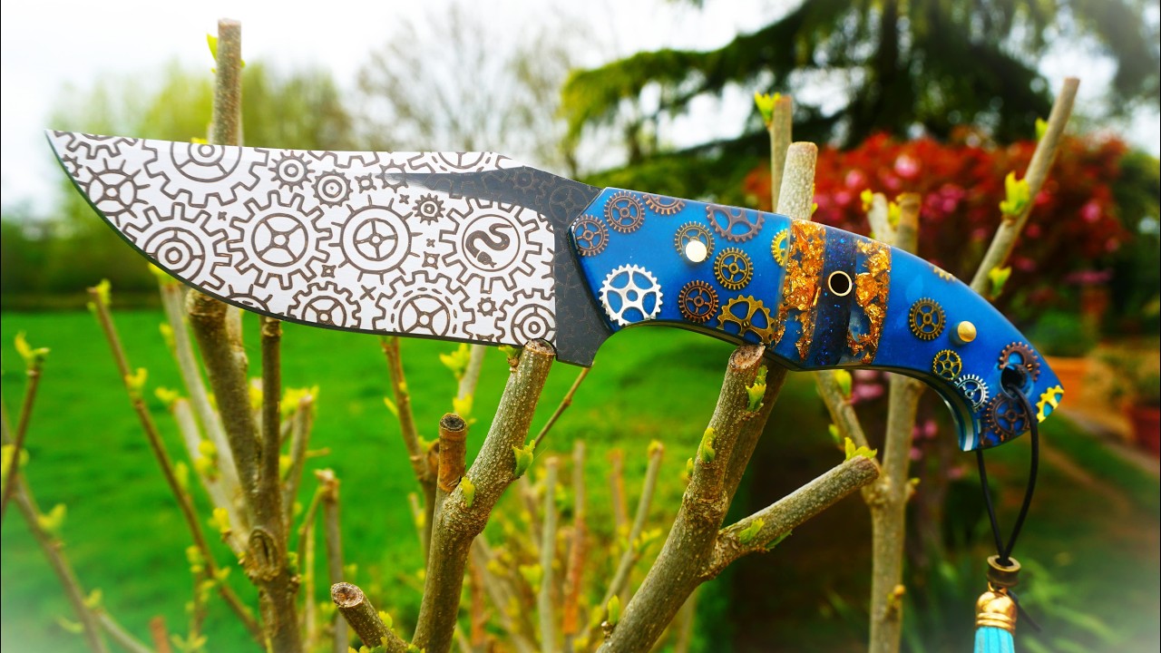 Fabrication d'un couteau fantaisie - Making a Fantasy Knife !