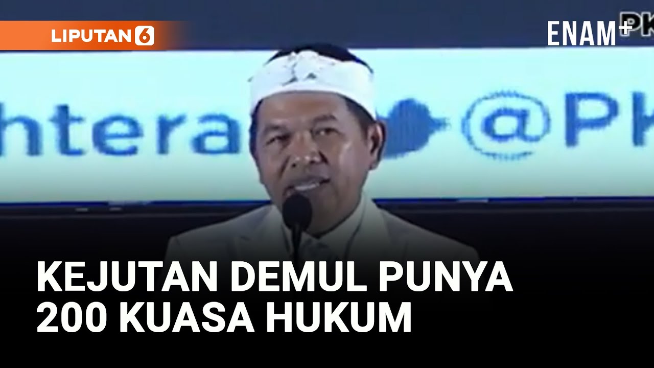 Kejutan Demul Pamer di Acara PKS Punya 200 Pengacara Buat Rakyat Miskin Jawa Barat | Liputan6