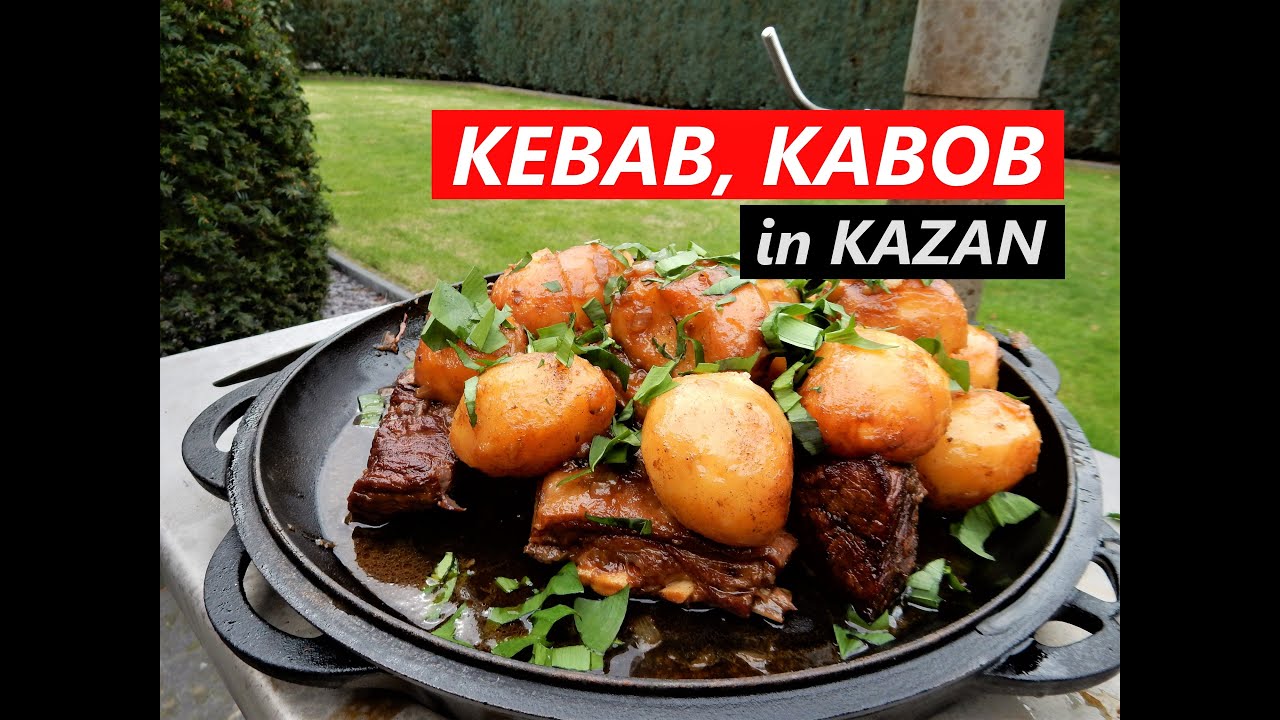 KAZAN - KEBAB  auf offenen Feuer. Ist leckerer als Steak ?  Казан Кебаб теперь тоже в Германии.