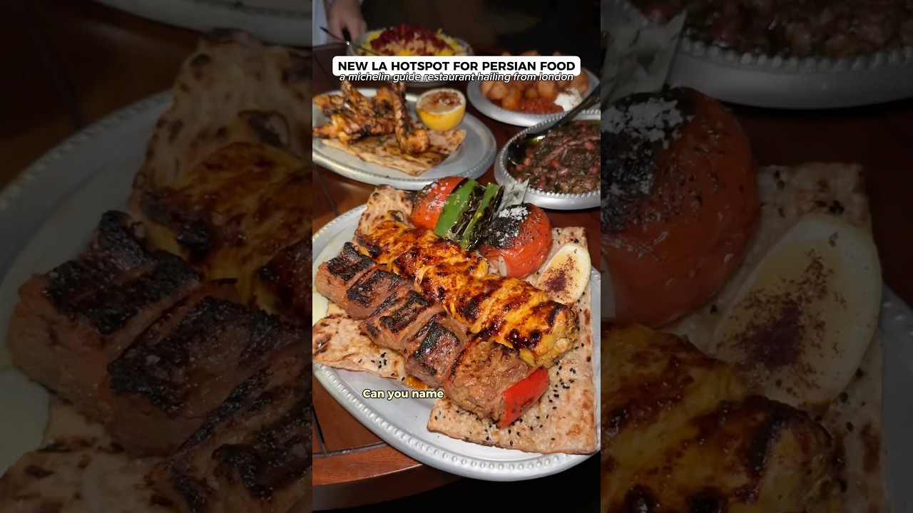 LA&rsquo;S NEWEST HOTSPOT: Michelin Guide Persian food 📍Berenjak, DTLA Arts District Los Angeles