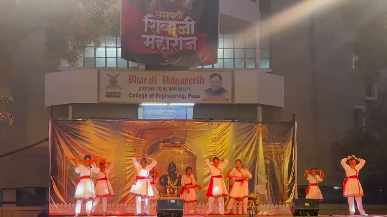 Shiv Jayanti dance 2026 at Bharati Vidyapeeth(BVCOEW)