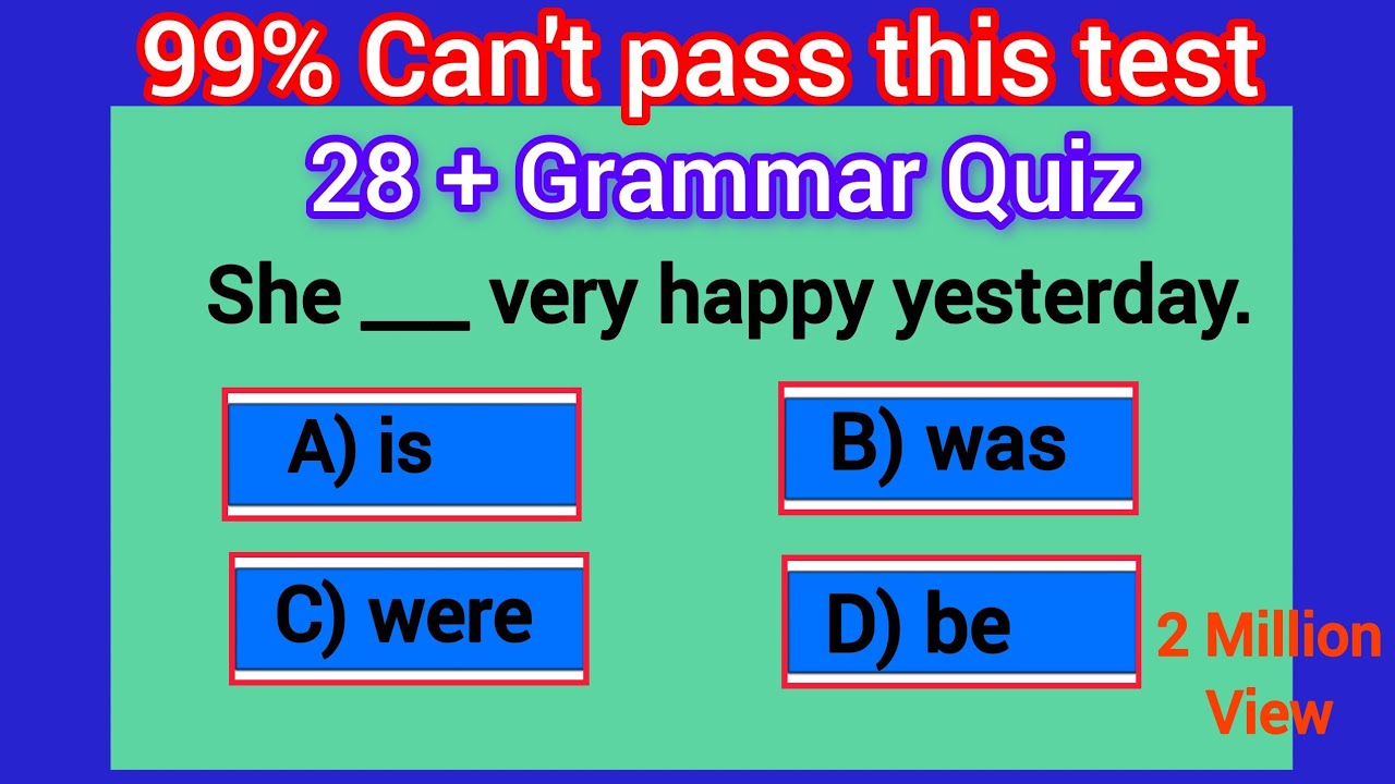 English Grammar Challenge | Level Up Your English 🚀| 99% Students Fail This English Grammar Quiz 😱