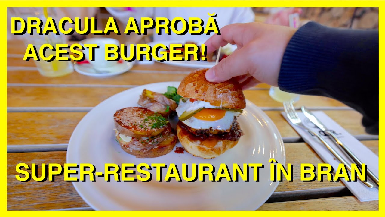 AM MÂNCAT UN BURGER BESTIAL ÎN BRAN! (DOR, Bran)