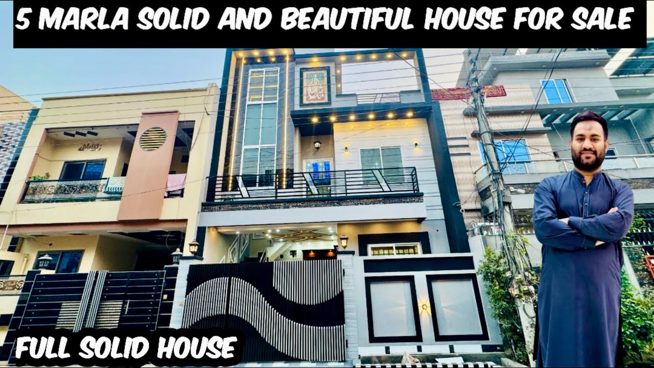 Solid 5 Marla House For Sale In Al Rehman Garden Phase 2 Lahore.