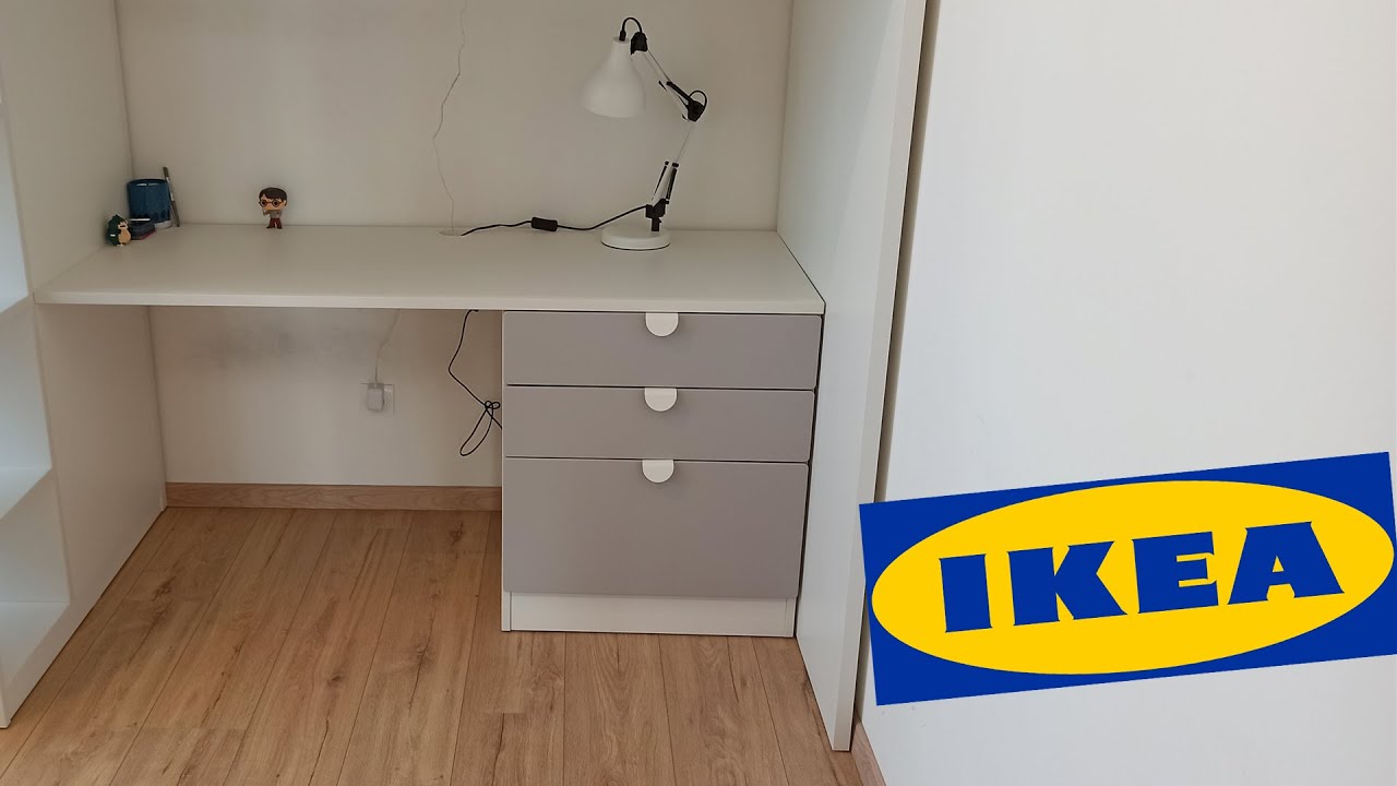 IKEA SMÅSTAD install mount desk - montage du bureau