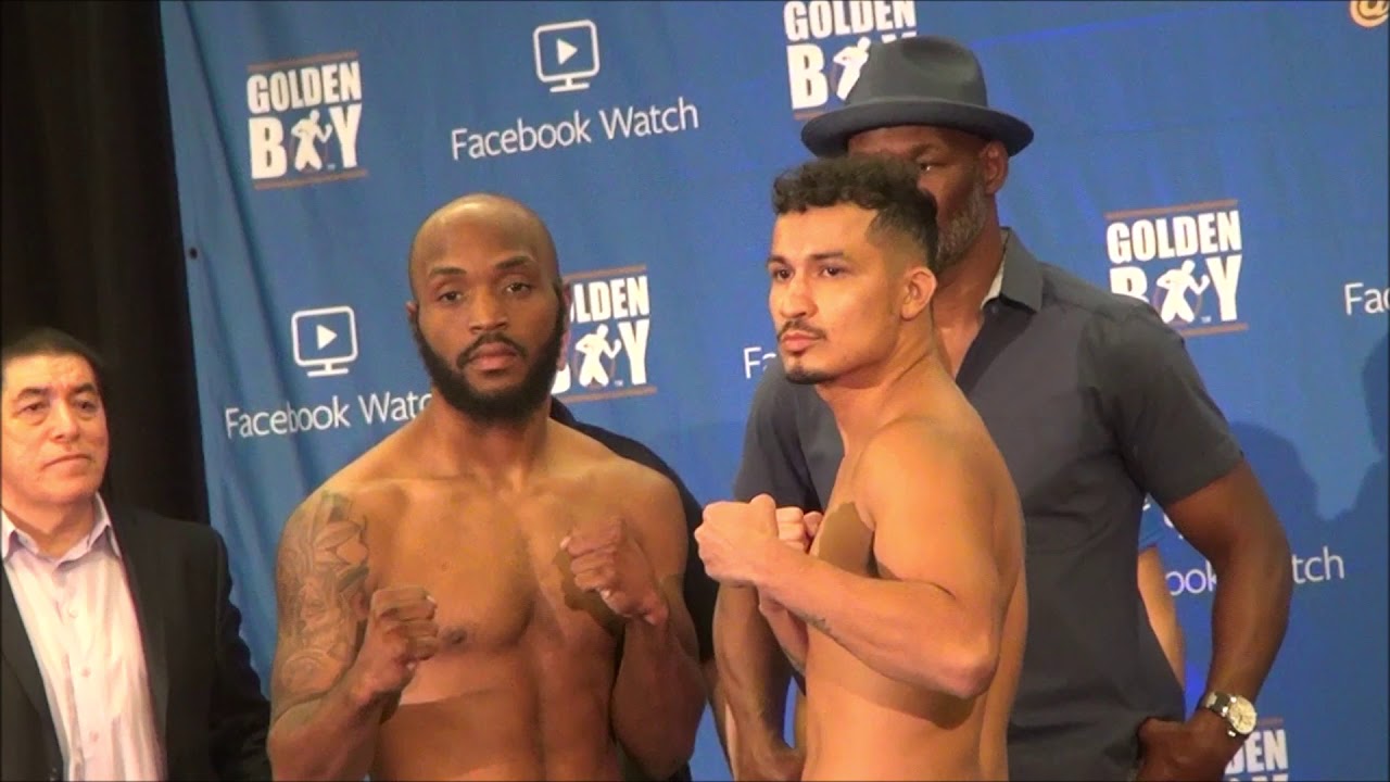 D'Mitrius Ballard vs Elias Espadas Weigh In June 19, 2019