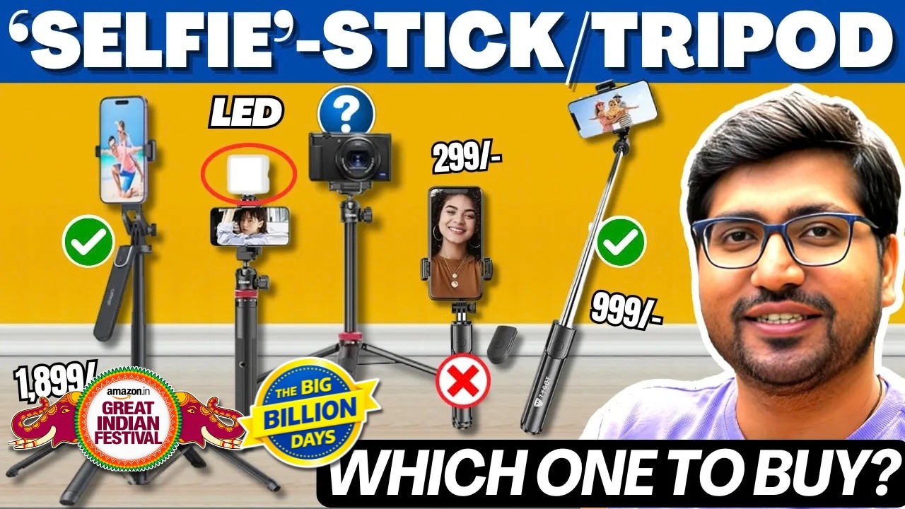 [2026]🔥Best Selfie Stick in India 2026 🪄 Tripod + Bluetooth + Light🔥Best Selfie Stick Under 1000