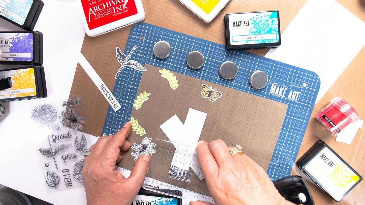 All-in-One Stamp, Stencil, and Die Cut Sets | Wendy Vecchi for Ranger Ink
