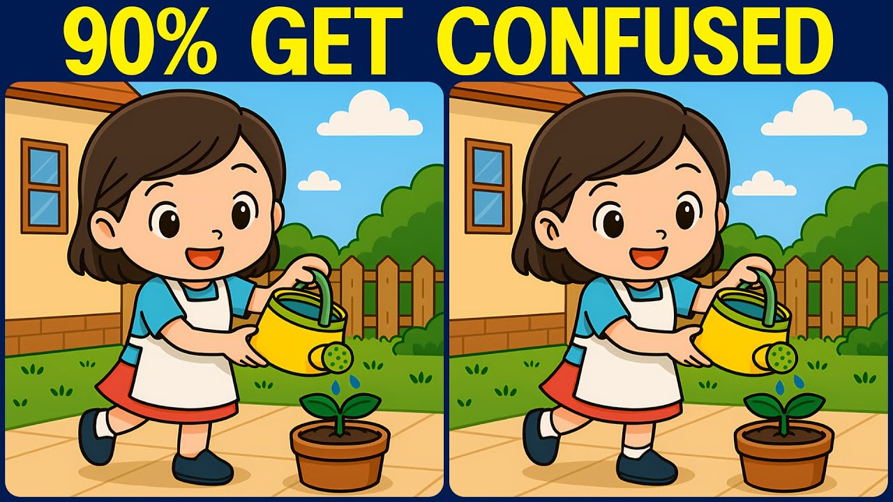 [Spot the Difference Brain Training] Use your sharp eyes and smart brain to solve this puzzle!