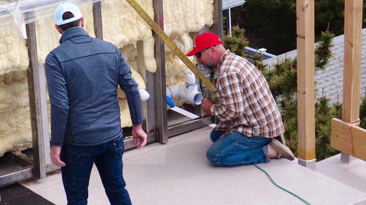 Rooftop Pool Installation